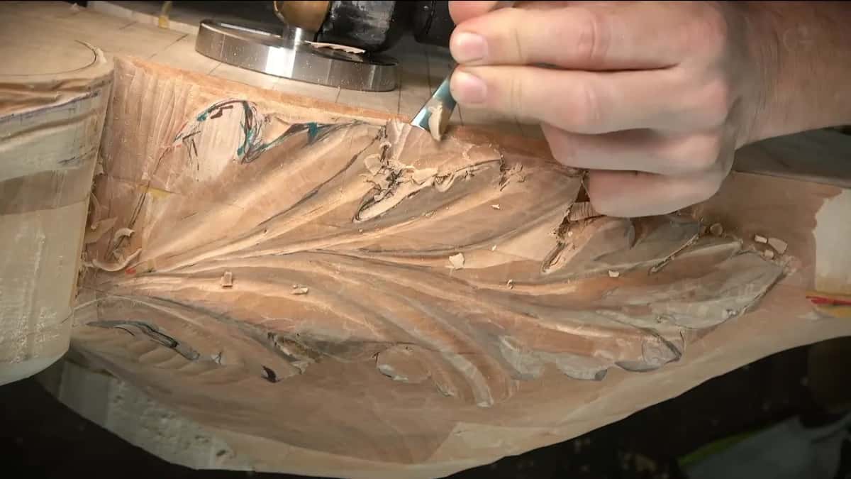 Small gouge, top lobe