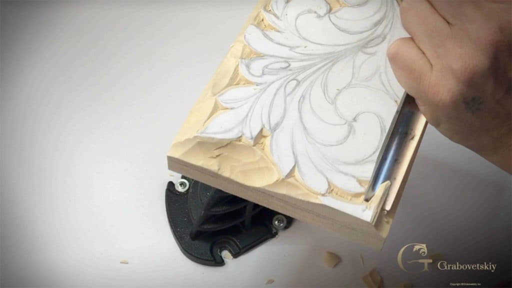 Carving Greek Acanthus Leaf 2