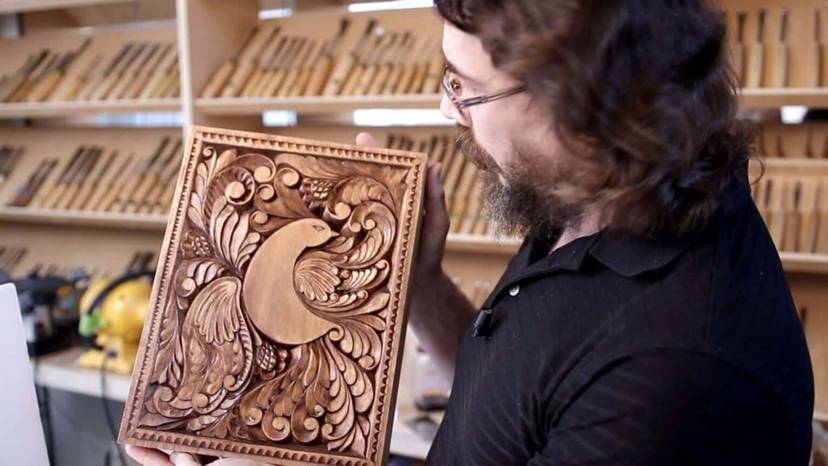 Wood Carving for Beginners: Bird of Paradise- Kitchen Cutting Board