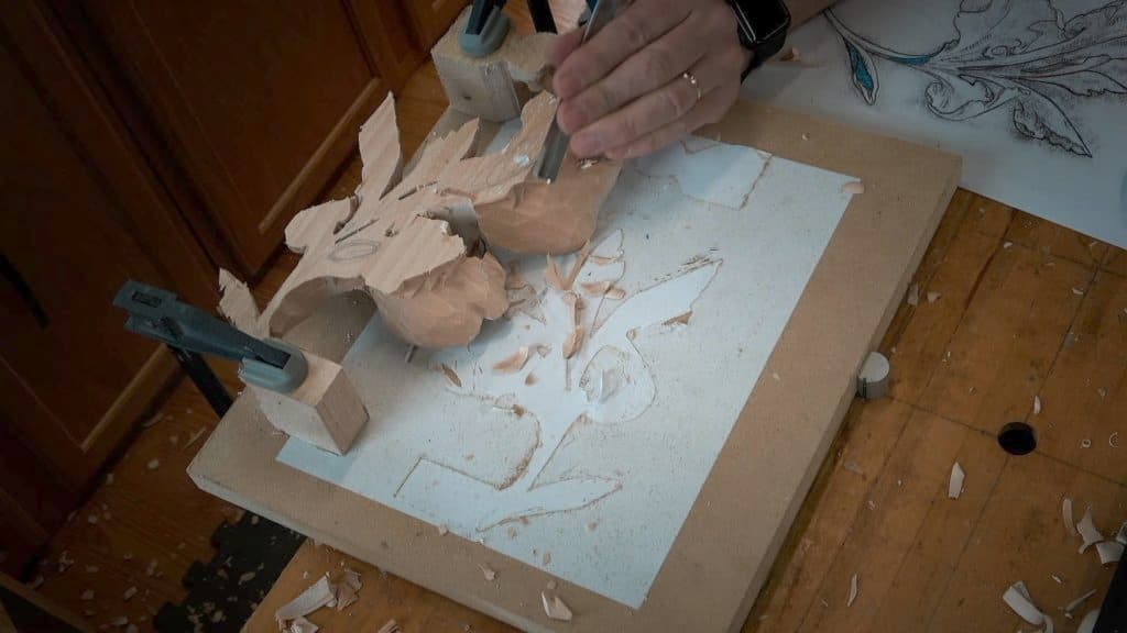 Carving Modern Acanthus 7
