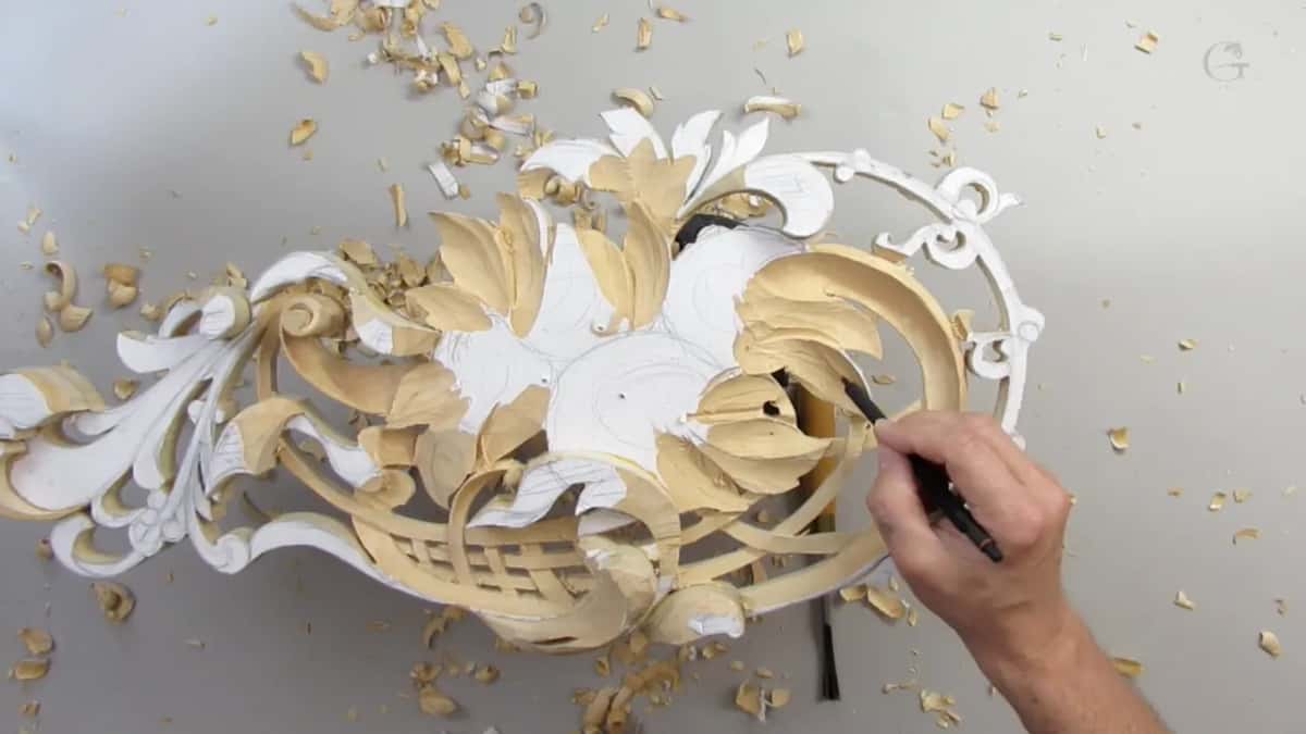 Whole panel from above
