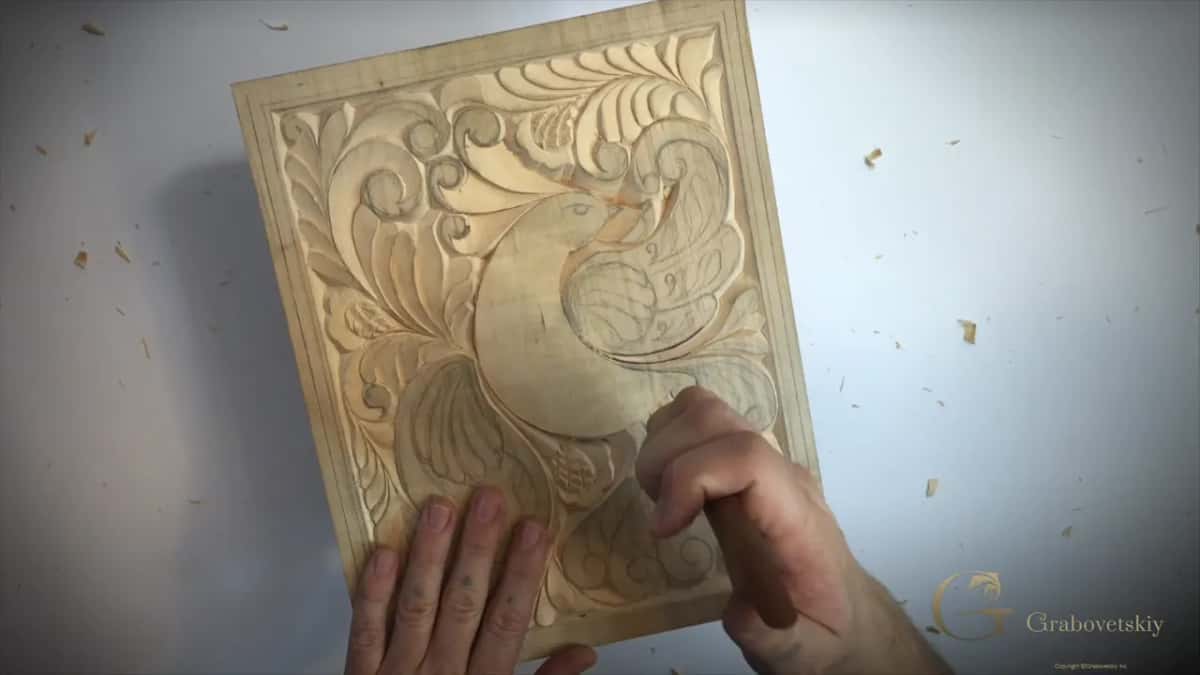 Two hands near the bottom