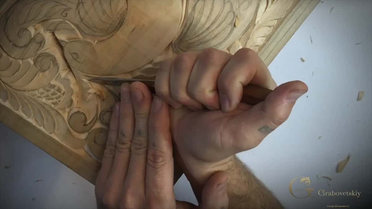 Fist around the handle