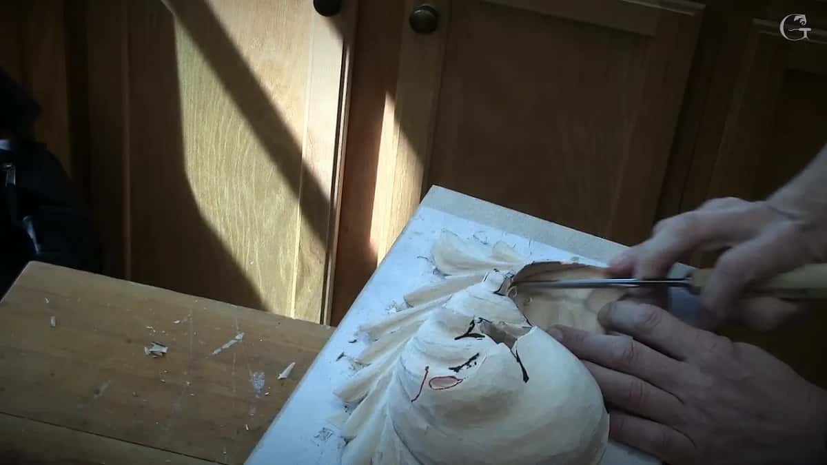 Long thin tool across the dome