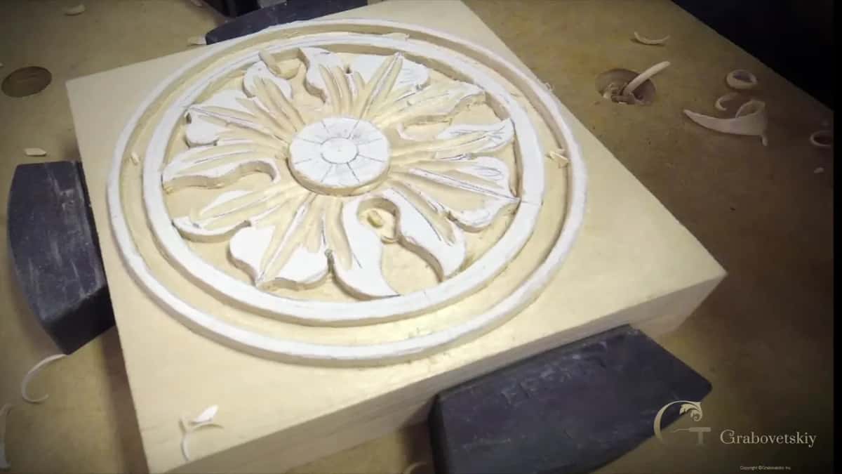 Leaves shaped inside the ring, paper still on many of the tops.