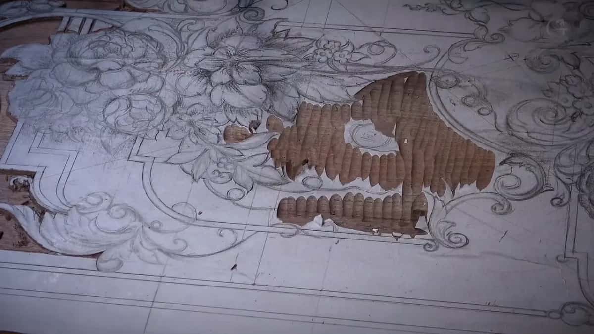 Furrows around the island