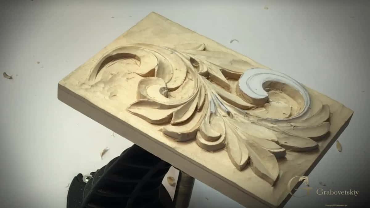 The panel on its stand