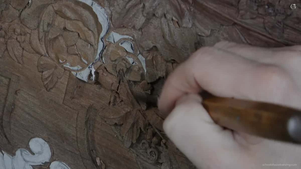 Fist on a wood handle
