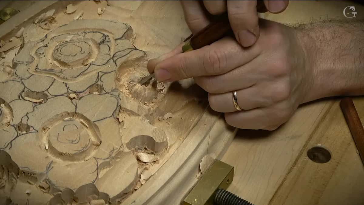 Tool tip at the flower's edge